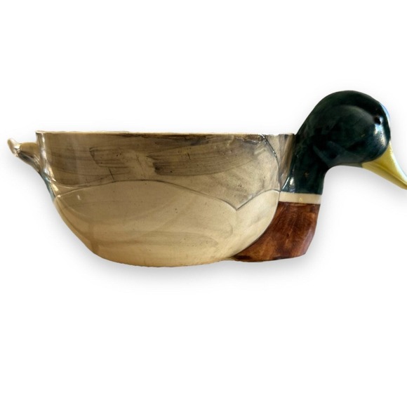 Original 1984 Deborah Pauling MALLARD (duck) Signed Bowl - Picture 7 of 9